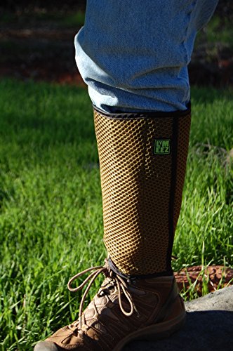 Lymeez Untreated 3D Mesh Gaiters. Bring Your Own Spray.