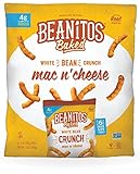 Beanitos Mac n' Cheese White Bean Crunch, Plant Based Protein, Gluten Free, Non-GMO, Corn Free, Real Cheese Baked Snack, 1 Ounce (6 Count)