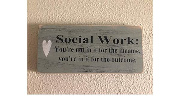 Social Work Sign Social Work Social Worker Sign Social