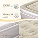 Air Mattress, TopElek Inflatable Airbed with Built-in Electric Pump, Elevated Air Bed, Height 19” , Queen Size, for Guest, Rest, Camping, Travelling, Midday Breakthumb 2