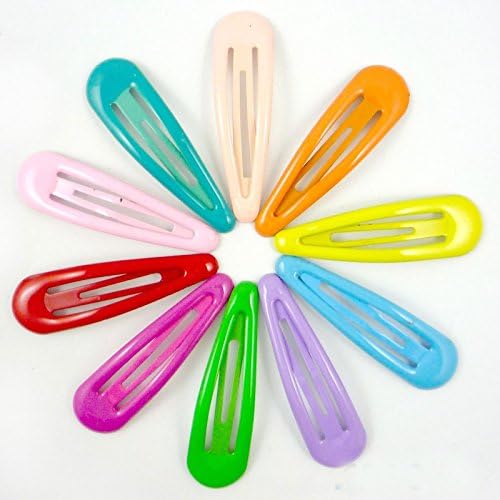 Hair Clips Snaps For Girls Baby Kids Accessories, 10pcs Assorted Mutil-Colored
