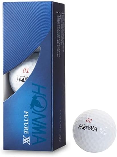 Amazon 本間ゴルフ ゴルフボール Future Xx Btq 1902 ホワイト 1スリーブ 3個 ホワイト 本間ゴルフ ゴルフ ボール