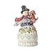 Enesco Jim Shore Heartwood Creek Snowman with Dog Figurine, 8.25