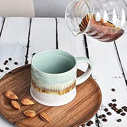 Bosmarlin Large Ceramic Coffee Mug Set of 2, 15