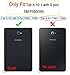 KuGi case for Galaxy Tab A 10.1 with S Pen,Ultra Lightweight Slim Smart Cover Case for Samsung Galaxy Tab A 10.1 with S Pen P580 / P585 Tablet(Black)