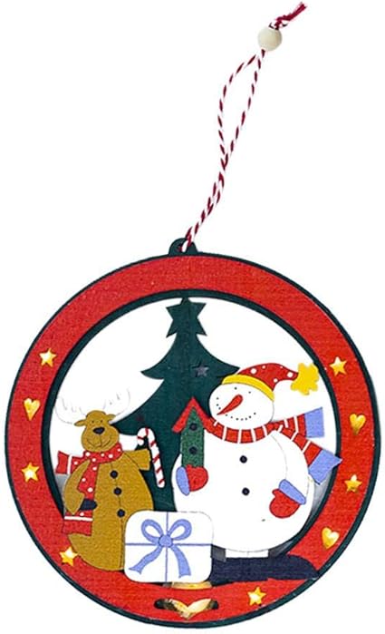 Amazon.de: perfecthome Weihnachten Holzhandwerk Ornamente gemalt