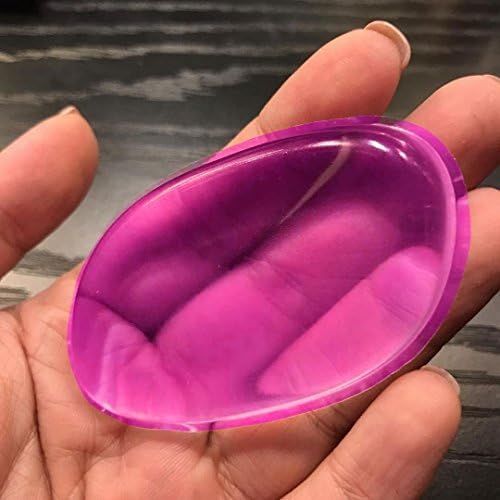 Silicone Makeup Sponge Beauty Blender - Premium Quality, Reusable, Washable Applicator &amp; Blender for all Liquid Foundation, Highlighter Makeup, Primer Beauty Creams [Pink]