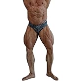 Jed North Men's Bodybuilding Contest Physique Posing Trunks Competition Suit Shorts