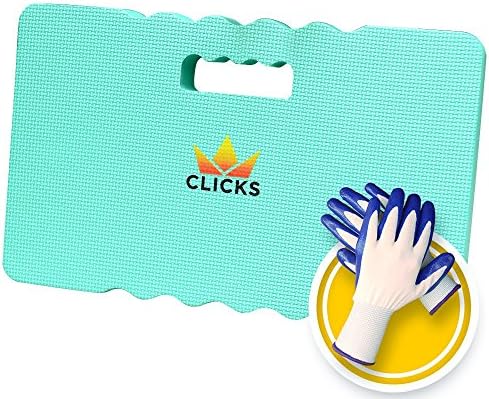 Clicks Depot Thick Garden Kneeling Pads, Garden Gloves Included, Multi-Purpose Kneeling Mat, Feel the Comfort with Clicks Affordable Knee Cushion
