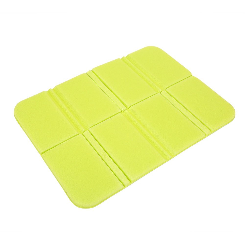 VGEBY Folding Mat Foam Camping Mat Seat Waterproof Chair Mat Outdoor Picnic Mat Garden Beach Mat (Color : Fruit Green) Hiking Camping