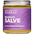 Newborn Salve, Calendula Baby Salve, Diaper Rash Cream, EWG Verified Baby Ointment, Infant Massage, Acne Eczema, Butt Cream, Cradle Cap, Natural Paraben Free, Ora's Amazing Herbal, 4 oz