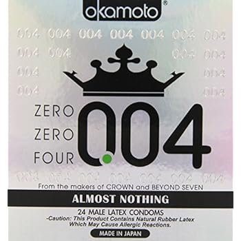 Okamoto 0.04 mm Zero Zero Four Condoms 24 pack