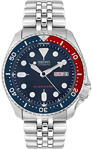 Seiko Men's SKX009K2 Diver's Analog Automatic Stainless Steel Watch