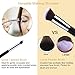 Makeup Brushes Set, S'agapo 12pcs Professional Synthetic Foundation Powder Blending Blush Concealer Eye Shadows Cosmetic Brushes Kit (Silver Black)