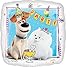 Mayflower Secret Life of Pets Party Supplies 3rd Birthday Balloon Bouquet Decorations - Pink Number 3