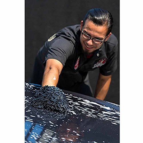 Chemical Guys MIC498 Black Microfiber Wash Mitt, 1 Pack - Thumbnail 2