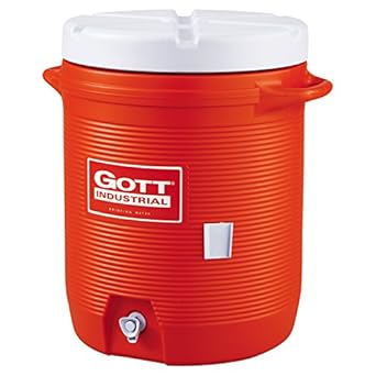 water cooler gallon rubbermaid gott orange 1610 container coolers gal insulated beverage commercial oran dia height flash sorry player