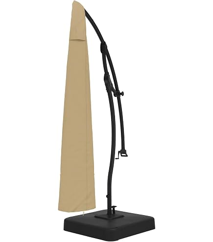 driscol tan patio umbrella Tilt Patio Umbrella | Auto-Tilt, Fade-Proof, Wind Resistant | Commercial  Grade | Sunbrella Heather Tan