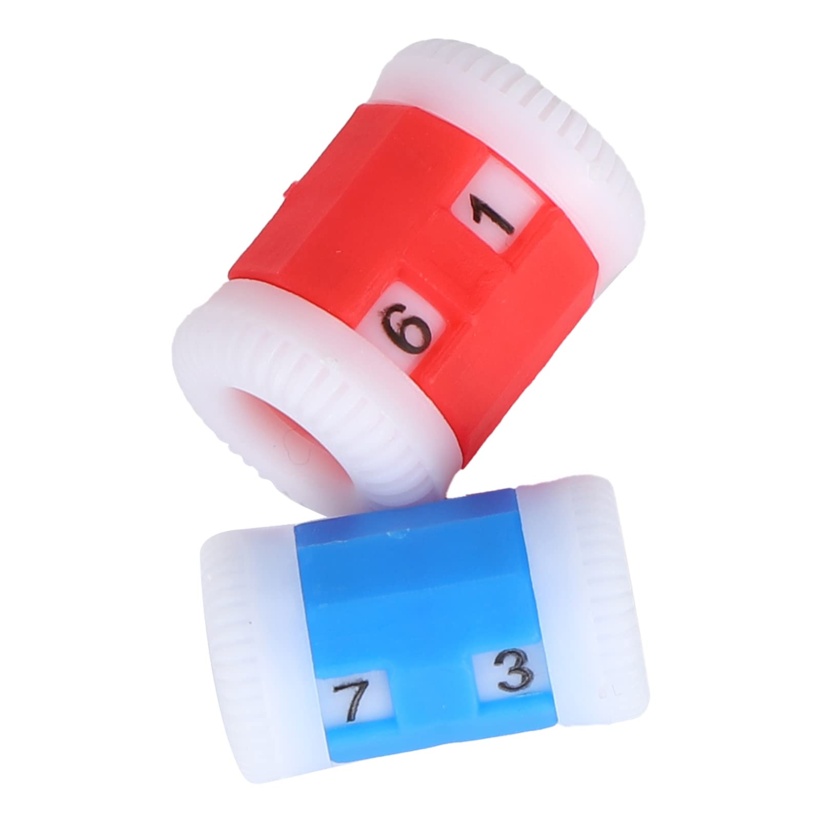 Plastic Knit Counter Counting Ring Color Line Marker Row Stitch Tool Crochet Accessories Knitting Tool Knitting Crochet Notions (1 Big and 1 Small)