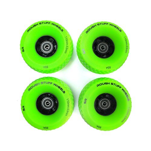 Slick Revolution Skate Wheels 4Pack Jumbo 110mm Rough Terrain Longboard/Electric Skateboard