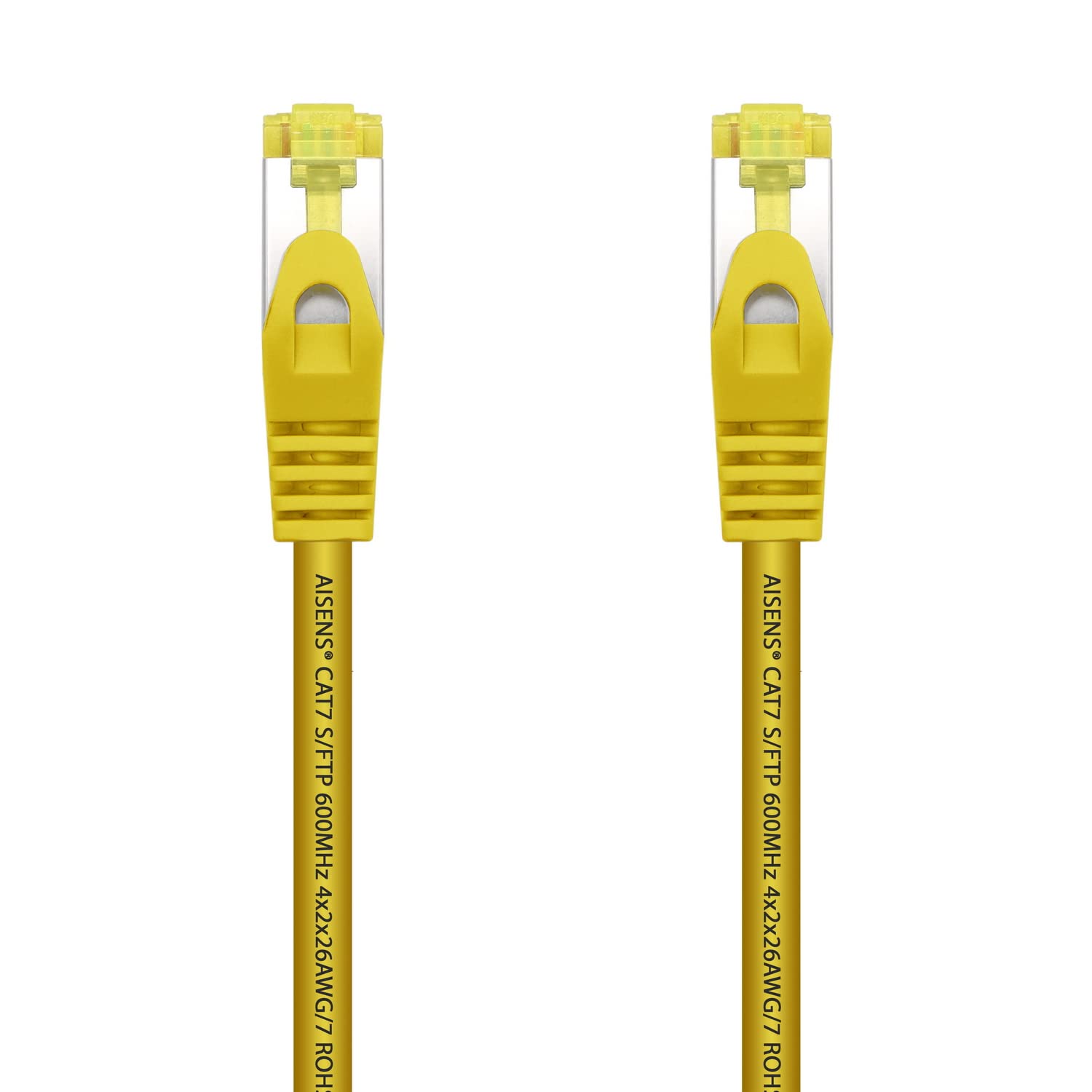 AISENS A146-0475 RJ45 LSZH Cat.7 600MHz S/FTP PIMF AWG26 Yellow 2m