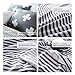 VM VOUGEMARKET Plaid Duvet Cover Set Queen,Waffle Weave Duvet Cover with Button Closure- Hotel Quality 100% Cotton - Luxurious, Comfortable, Breathable, Soft and Extremely Durable (Queen,Gray)