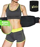 Waist Trimmer Belt ,Men and Women Weight Loss Wrap Stomach Wrap and Waist Trainer By Tooklanet