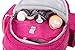 SoHo Collection, London 3 pieces Diaper BackPak Set Limited Time Offer! (Raspberry)