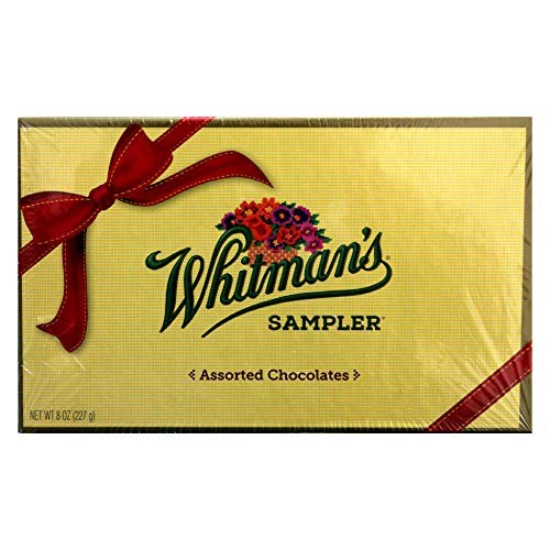 Whitman's (1) Box Assorted Chocolates Sampler - 19 Piece assortment featuring 12 Different Flavors - Holiday/Christmas Candy - Net Wt. 8 oz - Thumbnail 2