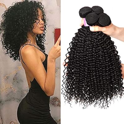 Amazon Com 8a Brazilian Kinkys Curly Hair Bundles Virgin Kinky