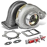 Dodge Ram HX50 L10/M11 T4 Twinscroll Cummins Diesel Turbocharger Turbine A/R .96 + 30 psi Boost Controller (Red)