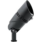 KICHLER Landscape LED 14 Watt 3000K Landscape Accent Light with Variable Lumen Output in Textured Black Finish, 16162BKT30