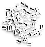 Cousin 2mm Sterling Silver Crimp Bead - 50pc