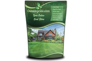 Outsidepride Midnight Kentucky Bluegrass Seed - 5 Lbs. Cold & Drought Tolerant, Sun-Loving Lawn Grass Seed, w/High Traffic Tolerance & Deep Root System, OptiGrowth Coated for Better Establishment