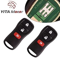 YITAMOTOR Nissan Armada Frontier Murano NV Pathfinder Quest Sentra Titan Versa Xterra Keyless Entry Remote Key Fob Replacement KBRASTU15