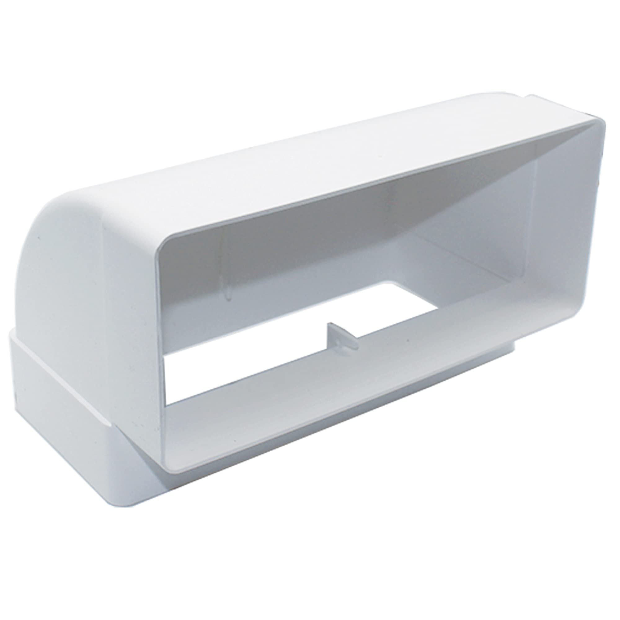 Kair 90 Degree Vertical Elbow Bend 220mm x 90mm - 9 x 4 inch Rectangular Plastic Ducting Adaptor — image 1