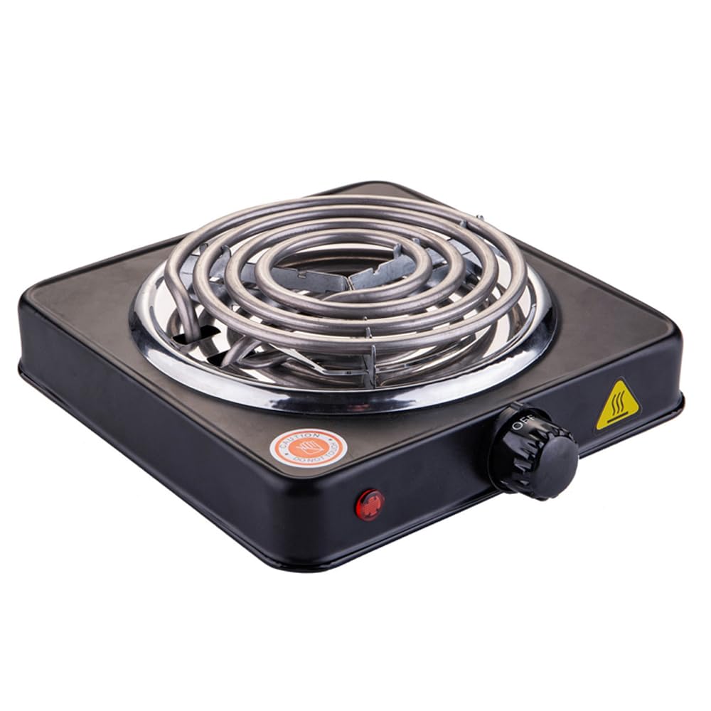 Photo 1 of ***Heavy used***Compact and Portable Countertop Burner- Countertop Single Coiled Burner 1000 Watts Electric Hot Plate Temperature Controls Black