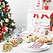 iFUNow 144 Pack Christmas Cellophane Treat Bags with Red Ribbons for Gift Bags, Christmas Cookie Bags, Christmas Cello Candy Bags, Xmas Goody Bags, Holiday Goodie Bags and Christmas Party Favors