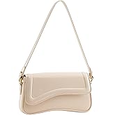 onhtit Small Shoulder Bag for Women Clutch Hobo Purse with Zipper Crossbody Purse Retro Vegan Leather Tote Handbag