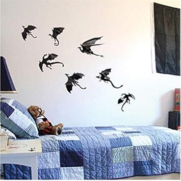 Decals Stickers Vinyl Art Home Garden 7pcs Gothic