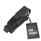 OneTigris Tactical MOLLE Folding Horizontal Vertical Belt Tool Pouch Single Pistol Mag Pouch