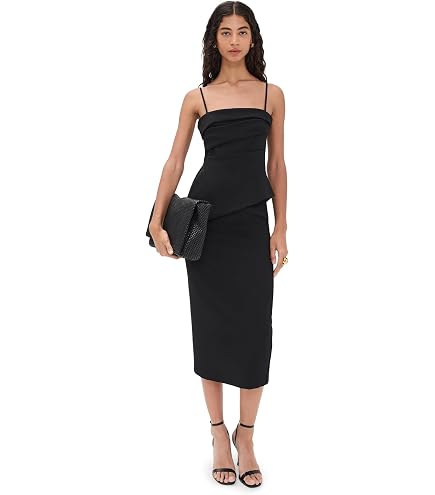 black halo antonia dress : Clothing, Shoes & Jewelry length cascading skirt flows Size:40W X 32L 2023 WORKWEAR APR Arshiner Girls Dresses Contrast