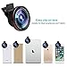 Cell Phone Camera Lens,0.6X Super Wide Angle Lens&15X Macro Lens, 2 in 1 Clip-on Professional HD iPhone Camera Lens Kit for iPhone X/8/7/6S/6s plus/6/5S,iPad Air,Samsung,Android Smartphones,Tablet