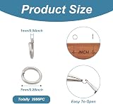 Craftdady 2000Pcs 7mm Stainless Steel Open Jump Rings for Jewelry Making view 3