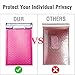 Fuxury Bubble Mailer, 6x10 Inch Bubble Mailers 50 Pack, Self-Seal Adhesive Padded Envelopes, Water Resistant Mailers, Shipping Envelopes for Packaging, Small Business, Mailing,Bulk Pink#0