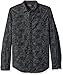 Calvin Klein Jeans Men's Tonal Botanical Camo Print Long Sleeve Button Down Shirt