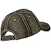 Low Profile Heavy Wash New Herringbone Distressed Cap - Brown