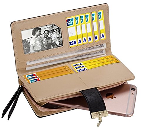 elios black women's wallet