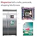 Magnetic Squares Flexible Craft Magnets - Magnet Sheet of 70 Strong Magnetic Tape Stickers - Double Sided Sticky Magnets for Crafts with 3M Adhesive Backing