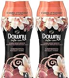 Downy Infusions In-Wash Scent Booster, Amber Blossom, 19.5 oz (Pack of 2)
